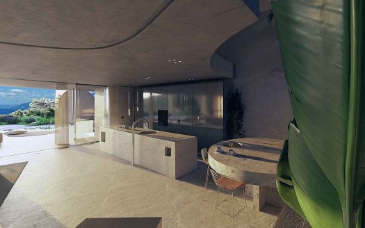 Ekskluzivno građevinsko zemljište s projektom vile na otoku Braču