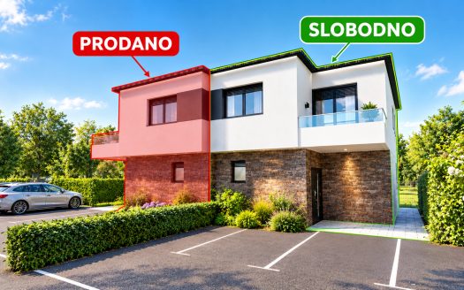 DUPLEX KUĆA 120 m2 (novogradnja) – DONJA LOMNICA
